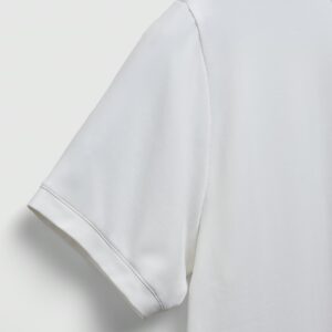 Narrow Hidden Button Placket Poloshirt