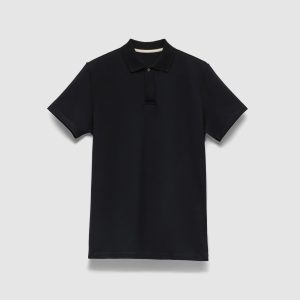 Poloshirt with Hidden Buttons Placket