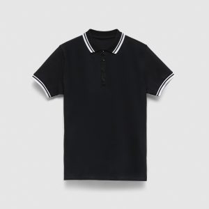 Shirt Imitation Cuff Poloshirt